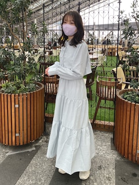 wata【骨格ウェーブ／ブルベ夏】さん（レディース・157cm）の春コーディネート