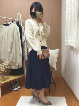 白カーディガン」の人気ファッションコーディネート - WEAR