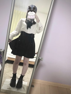 「原宿」｜「アイテム（その他）」を使った、🍙ﾁｬﾝさん（レディース・152cm）の秋コーディネート