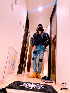 「SCHLUSSEL（シュリセル）のアイテム」を使った、eonon0707さん（メンズ・172cm）の冬コーディネート