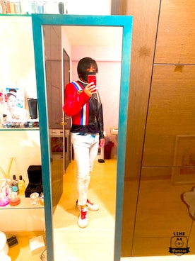 「Buffalo Bobs（バッファローボブズ）のアイテム（デニムパンツ）」を使った、eonon0707さん（メンズ・172cm）の夏コーディネート