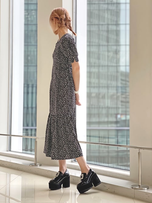 モード エ ジャコモ MODE ET JACOMO 厚底ビジューバックル