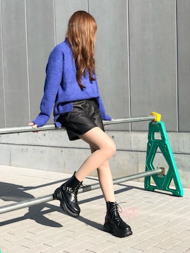 「attagirl（アタガール）のアイテム」を使った、amさん（レディース・165cm）の秋コーディネート