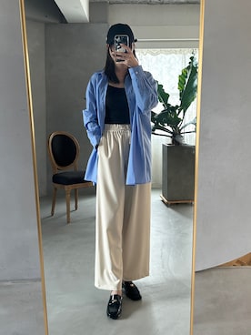 「出勤コーデ」｜amさん（レディース・165cm）の夏コーディネート