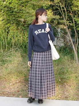 𝚛𝚒𝚜𝚊さん（レディース・161cm）の秋コーディネート