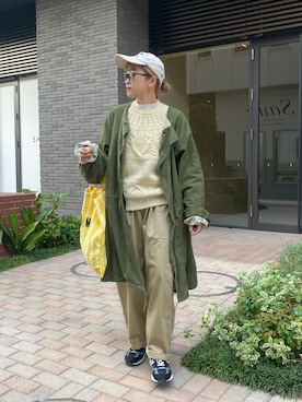 𝚛𝚒𝚜𝚊さんの（R&D.M.Co OLDMAN’S TAILOR | オールドマンズテイラー）を使ったコーディネート