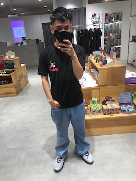 「BAIT（ベイト）のアイテム」を使った、Atsushiさん（メンズ・158cm）の夏コーディネート