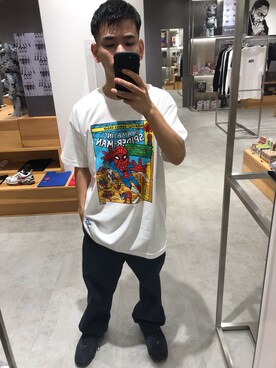 「BAIT（ベイト）のアイテム」を使った、Atsushiさん（メンズ・158cm）の夏コーディネート