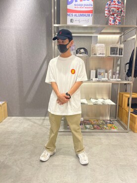 「BAIT（ベイト）のアイテム」を使った、Atsushiさん（メンズ・158cm）の夏コーディネート