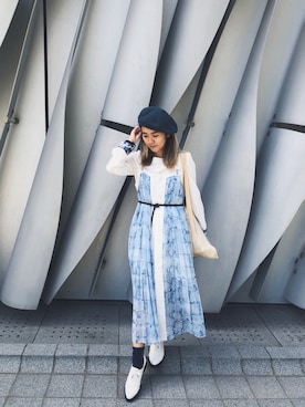 「initial（イニシャル）のアイテム（ワンピース/ドレス）」を使った、Stephany Ipさん（レディース・158cm）の秋コーディネート