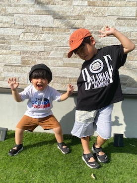 「アイテム（パンツ）」を使った、KAI★AO☺︎さん（キッズ・100cm）の秋コーディネート
