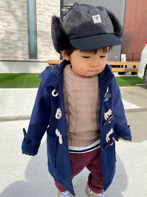 baby diorの帽子を使ったキッズ人気ファッションコーディネート