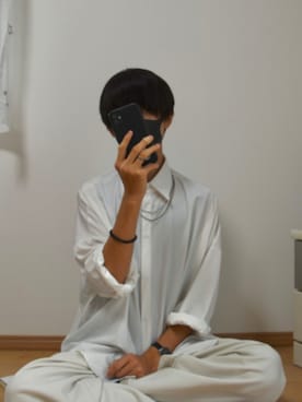 「KUUUPY（クーピー）のKUUUPY - 4wayサージカルステンレスネックレス（ネックレス）」を使った、masakiさん（メンズ・172cm）の夏コーディネート