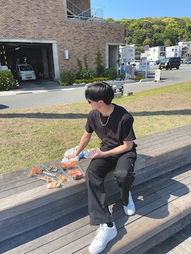 「インスタフォローしてね！」｜haya,さん（メンズ・178cm）の夏コーディネート