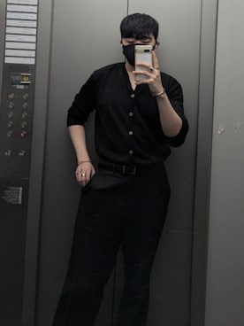 「アイテム（トップス）」を使った、🤓🫵さん（メンズ・90cm）の秋コーディネート