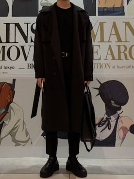 「アイテム（Tシャツ/カットソー）」を使った、🤓🫵さん（メンズ・90cm）の秋コーディネート