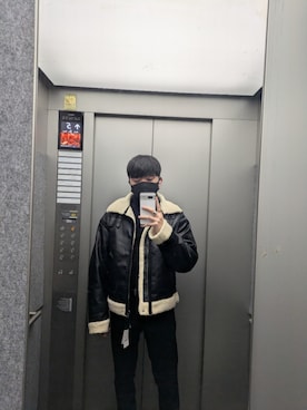 「アイテム（トップス）」を使った、🤓🫵さん（メンズ・90cm）の秋コーディネート