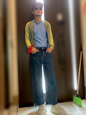 「asos（エイソス）のアイテム（パンツ）」を使った、Lil' 44さん（メンズ・175cm）の秋コーディネート