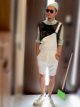 「PIGALLE（ピガール）のアイテム」を使った、Lil' 44さん（メンズ・175cm）の夏コーディネート