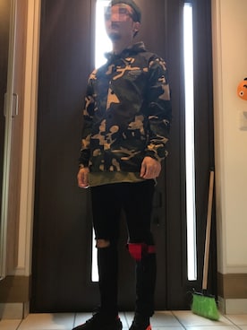 「BILLIONAIRE BOYS CLUB（ビリオネア・ボーイズ・クラブ）のアイテム（ジャケット/アウター）」を使った、Lil' 44さん（メンズ・175cm）の秋コーディネート