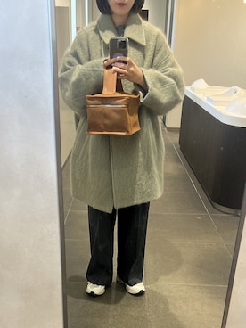 「アイテム（その他アウター）」を使った、m.さん（レディース・160cm・20代）の冬コーディネート