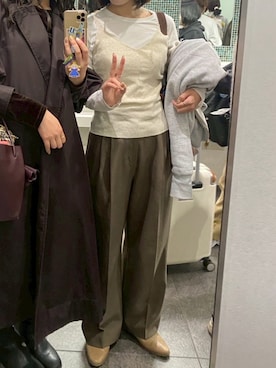 「アイテム（パーカー）」を使った、m.さん（レディース・160cm・20代）の秋コーディネート