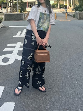 「アイテム（サンダル）」を使った、m.さん（レディース・160cm・20代）の夏コーディネート