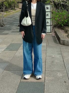 「SLOBE IENA（スローブイエナ）のアイテム」を使った、m.さん（レディース・160cm）の春コーディネート