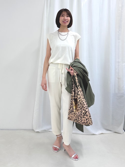 Rie Miller オールインパンツ セール】《セットアップ対応》《手洗い可能》細見えニット