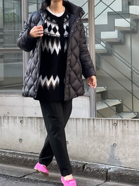 ◇【WEB限定】【TAION/タイオン】別注ダイヤキルトスタンドミドル