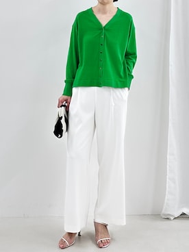 「NOLLEY’S（ノーリーズ）のアイテム」を使った、nol fujiwaraさん（レディース・167cm）の春コーディネート