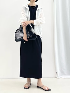 「NICOLAS LAINAS（ニコラスライナス）のアイテム」を使った、nol fujiwaraさん（レディース・167cm）の夏コーディネート