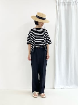 「BENELLI（ベネリ）のアイテム」を使った、nol fujiwaraさん（レディース・167cm）の夏コーディネート