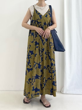 「NOLLEY’S（ノーリーズ）のアイテム（ワンピース/ドレス）」を使った、nol fujiwaraさん（レディース・167cm）の夏コーディネート