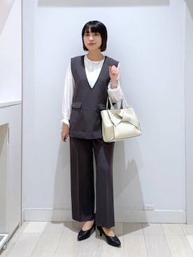 mnk1018さん（レディース・158cm）の冬コーディネート