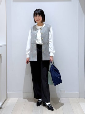 mnk1018さん（レディース・158cm）の冬コーディネート