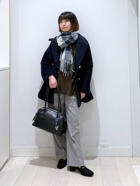 mnk1018さん（レディース・158cm）の冬コーディネート