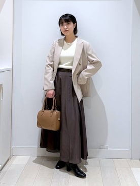 mnk1018さん(レディース・158cm)の冬コーディネート