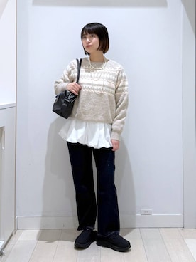 mnk1018さん（レディース・158cm）の冬コーディネート