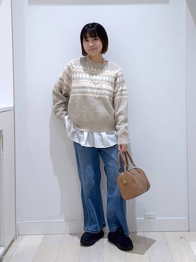 「アイテム（その他シューズ）」を使った、mnk1018さん（レディース・158cm・20代）の冬コーディネート