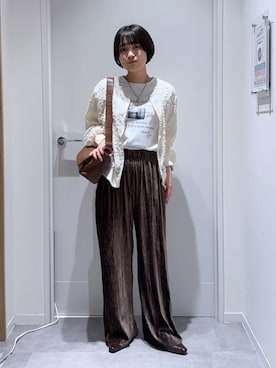 「GLOBAL WORK（グローバルワーク）のアイテム（ブルゾン）」を使った、mnk1018さん（レディース・158cm）の秋コーディネート