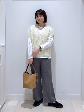 「GLOBAL WORK（グローバルワーク）のアイテム」を使った、mnk1018さん（レディース・158cm）の秋コーディネート