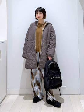 mnk1018さん（レディース・158cm）の冬コーディネート