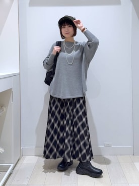 「アイテム（バックパック/リュック）」を使った、mnk1018さん（レディース・158cm・20代）の冬コーディネート