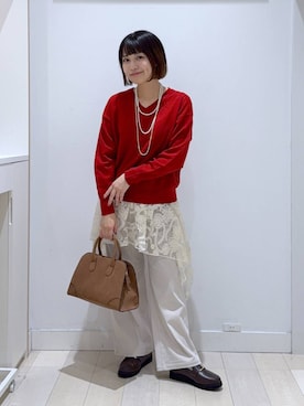 「アイテム（その他トップス）」を使った、mnk1018さん（レディース・158cm・20代）の秋コーディネート