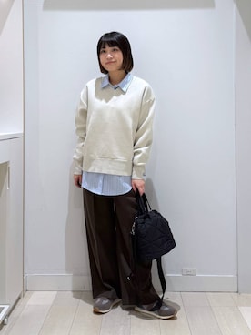 mnk1018さん（レディース・158cm）の冬コーディネート