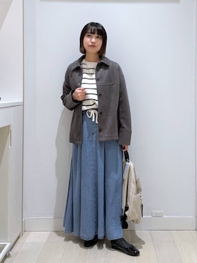 mnk1018さん（レディース・158cm）の冬コーディネート