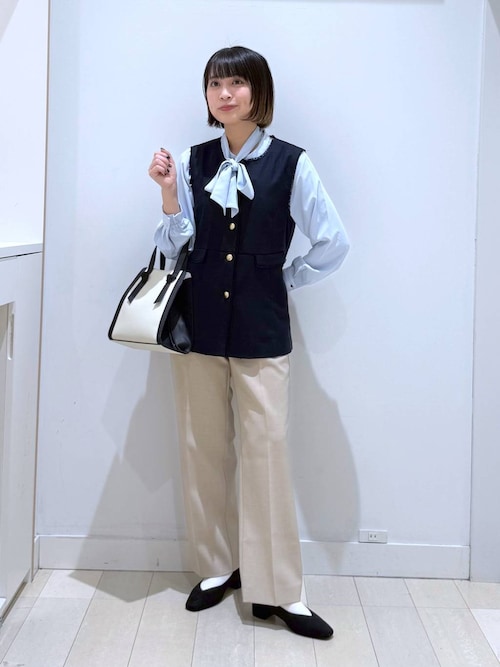 ツイードペプラムジレ/591837（その他アウター）｜GLOBAL WORK