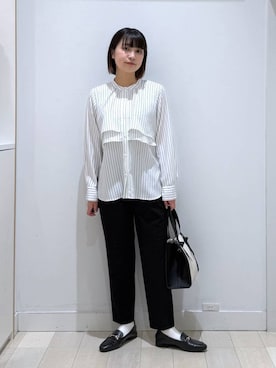 「GLOBAL WORK（グローバルワーク）のアイテム（パンツ）」を使った、mnk1018さん（レディース・158cm）の春コーディネート