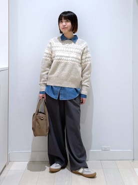 mnk1018さん（レディース・158cm）の冬コーディネート